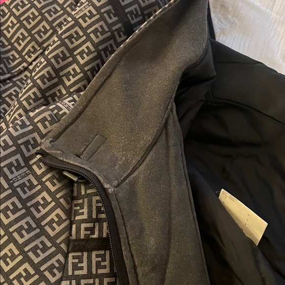 Fendi Monogram Black and Gray Unisex Jacket - Picture 17 of 17